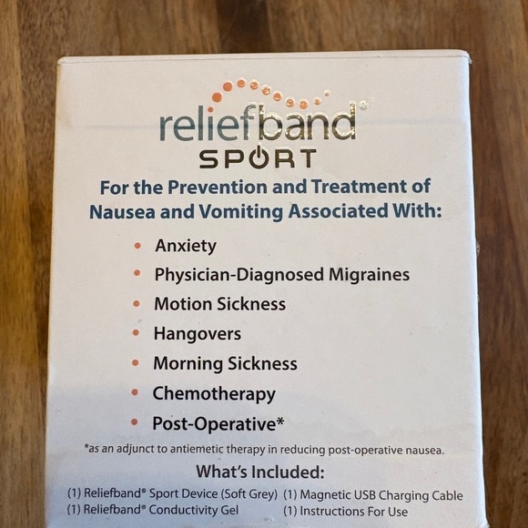 Relief band Sport- Gray - Picture 4 of 4